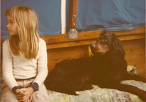 Pernille og Trim på St. Hansaften 1980