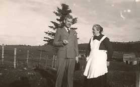 Pappa og mormor