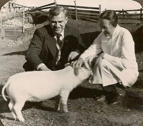 Pappa og TanteMaia