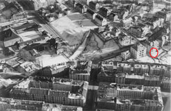 Her bodde jeg. Bildet er tatt i 1955