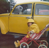 Bibbi og bilen vår