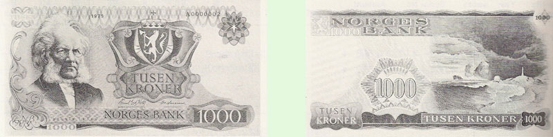 Ny 1000-kronerseddel