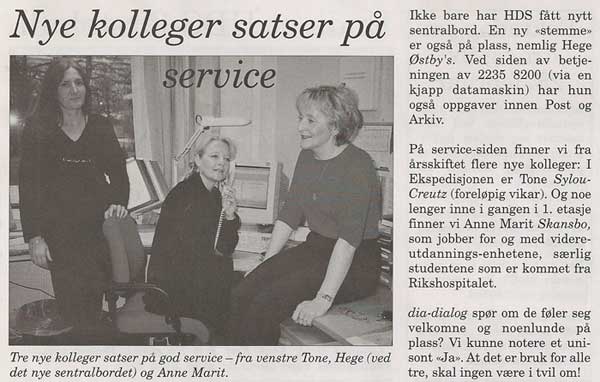 Meg, Hege og Anne Marit