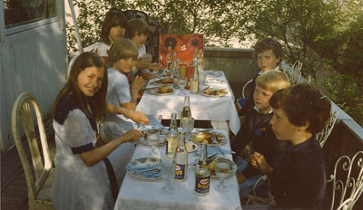 På verandaen