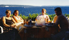 Marit, meg, John og Thor