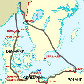 Vår reiserute