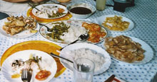 Den beste maten på Cuba fikk vi i private hjem. De var flinke med fisk.