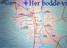 Vi bodde sentralt i Nueva Gerona