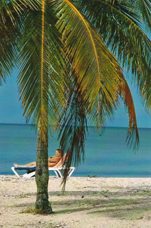 Endelig! ..en fin strand