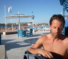 En pause med en forfriskning