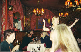 På russisk resturant