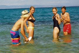 Ola, Elisabeth, Heidi og Pips