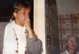 Siv og Britt-Marit i bakgrunnen