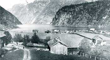 Bilde av Tafjor før 1934, da ulykken skjedde