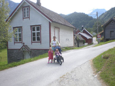 Skolebygningen sommeren 2008