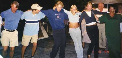 Johan, Pips, Alex, Heidi, Elisabeth og Kari
