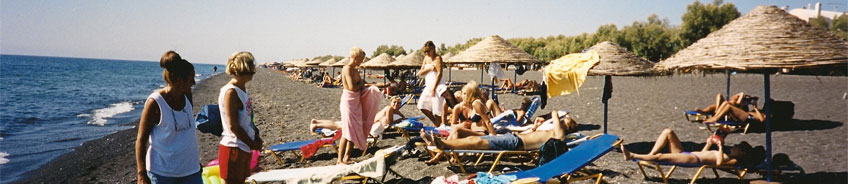 På stranden